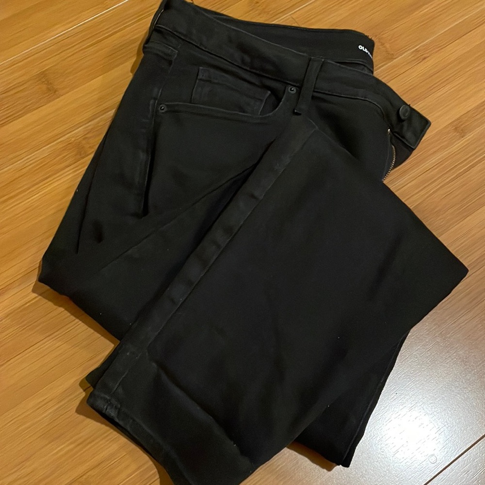 🧧SALE🧧 Old Navy High Rise OG Straight Black Jeans 18